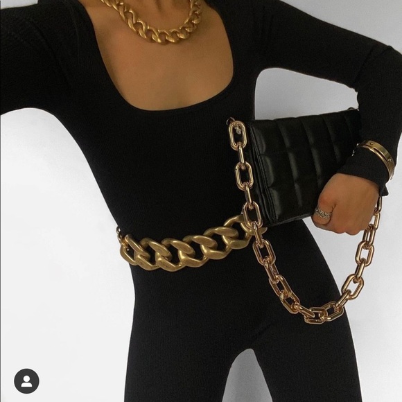 Sold Mango Chunky Chain Belt 